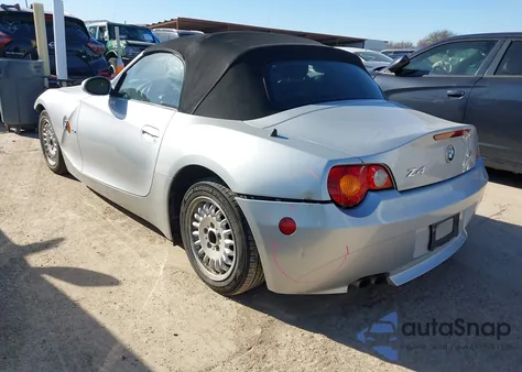 2004 BMW Z4 2.5I from USA, damaged, VIN 4USBT33424LS47633